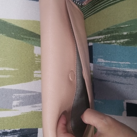 Rebecca Minkoff Jean Clutch/Shoulder Bag(Convertible) In Pink EUC - Picture 7 of 14